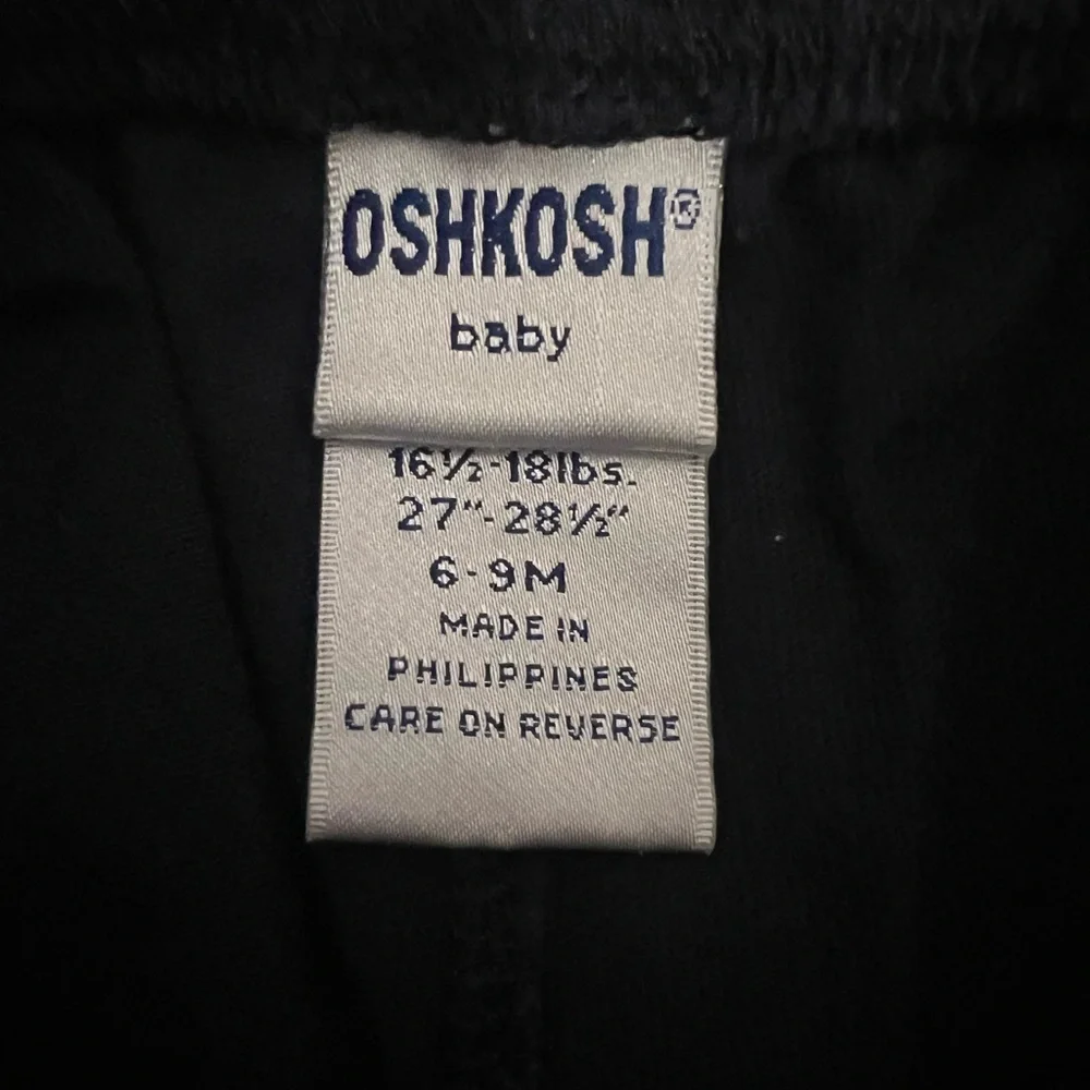 Vintage Oshkosh Baby Striped Matching Set Size 6-9 months